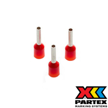 CEF108F Red French colour coded ferrule 1mm&#178;